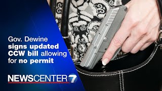 DeWine signs bill allowing concealed carry without a permit | WHIO-TV