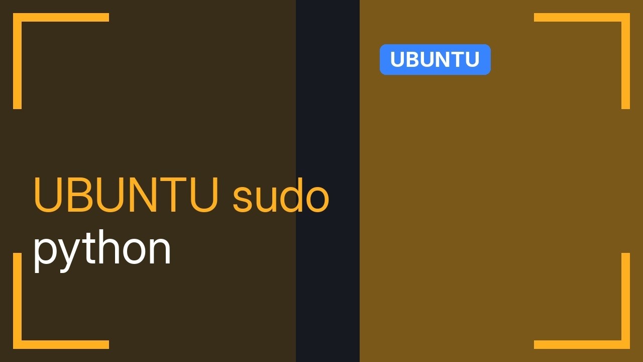 Ubuntu: Two python distributions, sudo picking the wrong one - YouTube