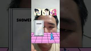 Help Kpop Rumi IQ Shower💃🏻 #tiktok #tiktokchallenge #rumi #demonhunter #huntrix #sajaboys #shorts