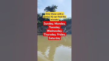 Only those with a genius IQ can find the mistake #shorts #find #iqtest #search