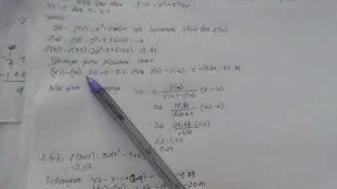 Metode Secant;Matematika Komputasi Lanjutan