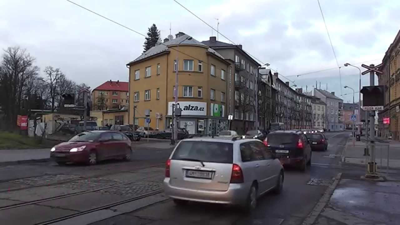 Železniční přejezd Olomouc-Nová Ulice [P7609] - 12.12.2014 / Czech railroad crossing