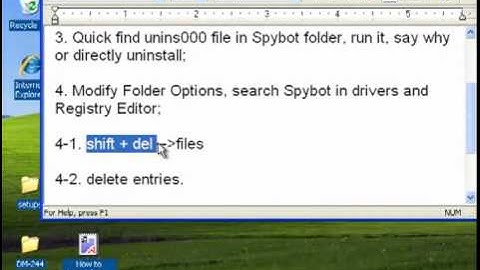 How to Uninstall Spybot - Search & Destroy 1.6.2