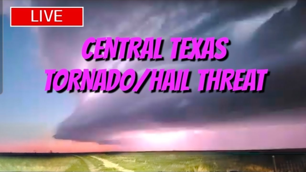 🔴Storm Chasers Live🔴Chasing Texas Tornado Warnings and Giant Hail 3/10 ...