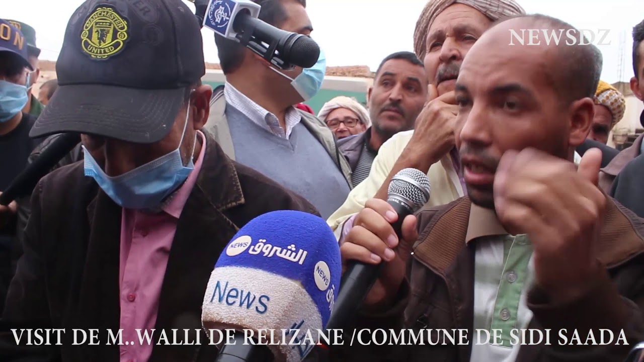 غليزان: شاهد ماجاء في زيارة الوالي في لقائه مع سكان سيدي سعادة