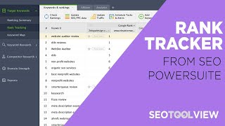 seo powersuite rank tracker