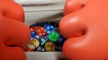 So Many Dice!!  Yellow Mountain Imports 126 Dice Bag!