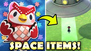 ALL SPACE ITEMS In Animal Crossing New Horizons & How To Get Them!