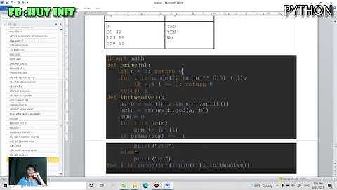 EXPIRED - ƯỚC SỐ CHUNG NGUYÊN TỐ python