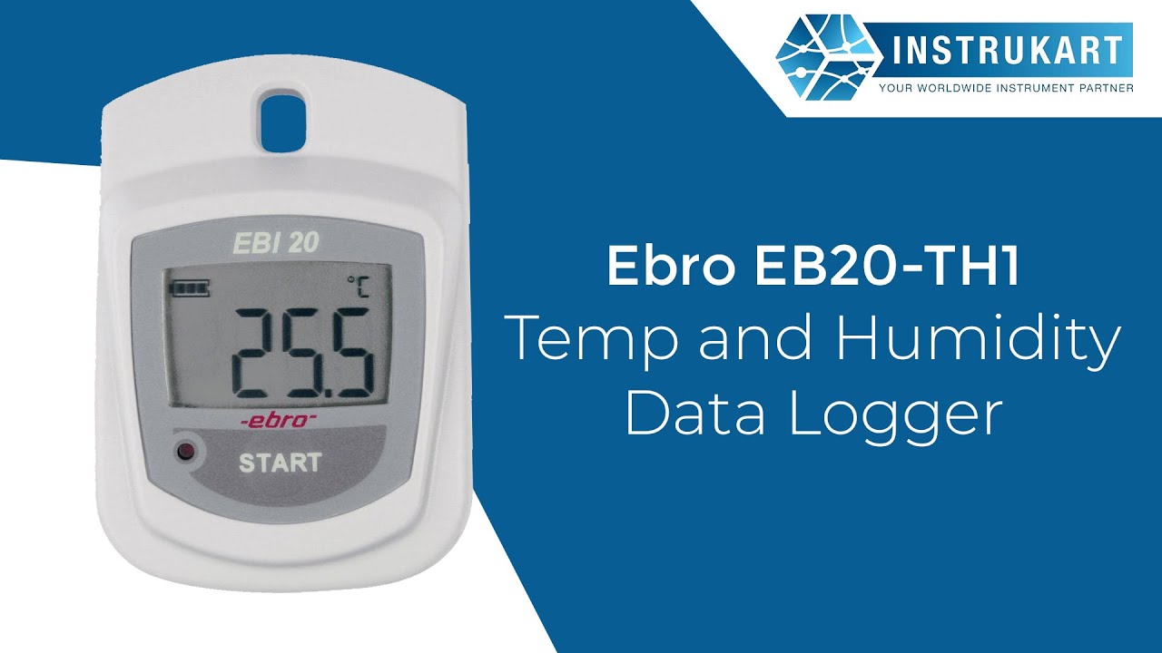 Instrukart EBRO Temperature Humidity Data Logger tillescenter Data