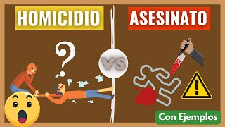 🔴【HOMICIDIO y ASESINATO】: Descubre las DIFERENCIAS con estos EJEMPLOS