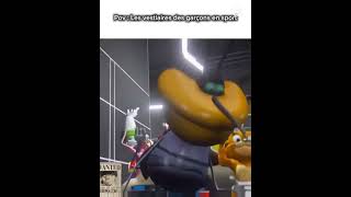 On fait nap dans le vestiaire