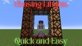 SUPER EASY and QUICK Chasing Lights Tutorial