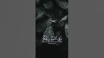 الذاريات - الآية ٢٠وَفِى ٱلْأَرْضِ ءَايَـٰتٌ لِّلْمُوقِنِينَ || قراءة إسلام صبحي
