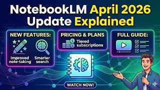 NotebookLM April 2026 Update Explained | New Features, Pricing, and Full Guide