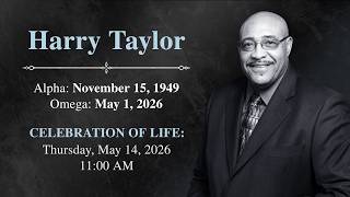 Celebration of Life Service for Harry Taylor