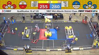 QM18 - 2018 FIRST Mid-Atlantic District Championship