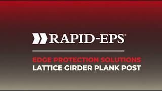 Lattice Girder Plank Post | Installation Guide