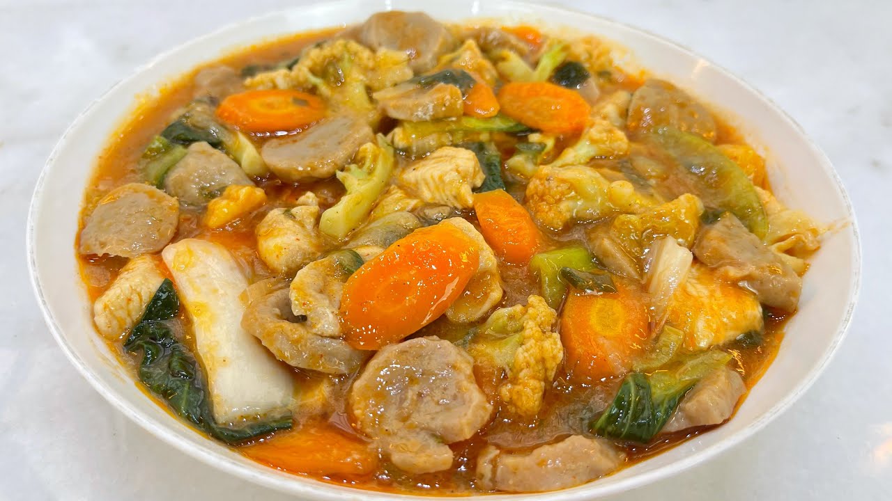 RESEP CAPCAY KUAH KENTAL SUPER ENAK YouTube