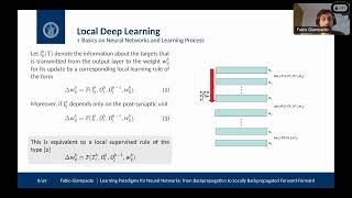 DDPS | Learning paradigms for neural networks: The locally backpropagated forward-forward algorithm Wealth