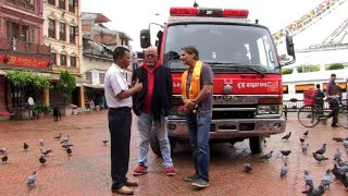 Sopranos actor kicks off Nepal fire truck expedition