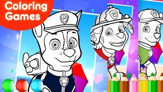 Coloring Games -  Paw Patrol - Free Coloring App for Kids screenshot 4