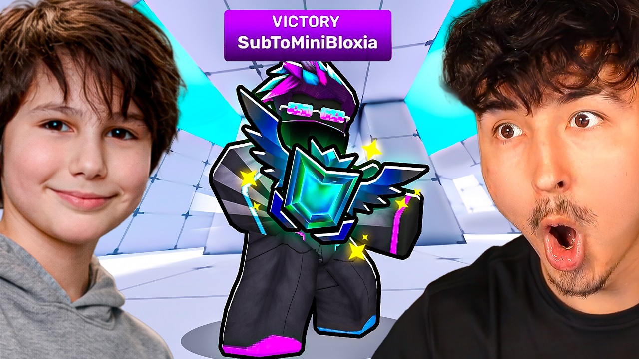 I dominated RANKED with THE YOUNGEST PRO in Roblox Rivals!
