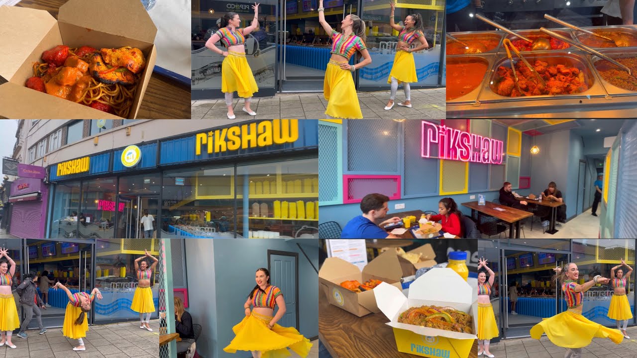 Rikshaw urban Indian street food | inauguration | derby