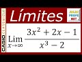 LÍMITES AL INFINITO - Ejercicio 6 - ft. Casio Classwiz