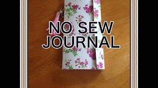 DIY | No Sew Journal Tutorial