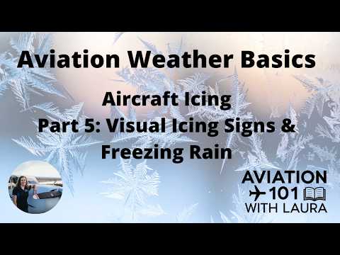 Basic Aviation Meteorology: Aircraft Icing 5: Visual Icing Signs: For Aircraft Dispatchers & Pilots