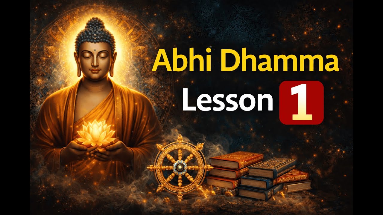 Abhi Dhamma Lesson 1 | අභිධර්මය පාඩම 1