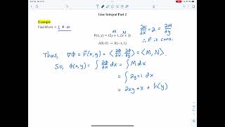 Calculus III - Unit 5 Section 3 - Line Integrals Through Conservative Vector Fields Part 2