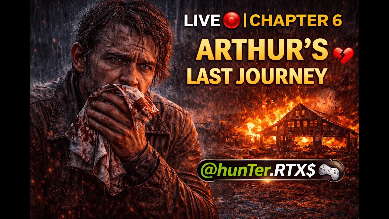 HUNTER LIVE 🔴 | Arthur is Getting Worse… 💔 | RDR2 Chapter 6 - YouTube