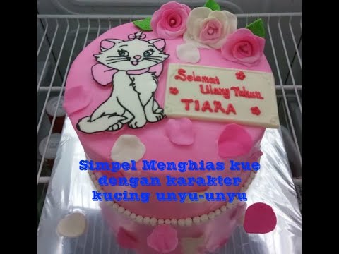Menghias Kue Ulang Tahun Karakter Merie Youtube
