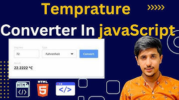 Create a Temperature Converter using HTML CSS & JavaScript | Celsius, Fahrenheit, Kelvin