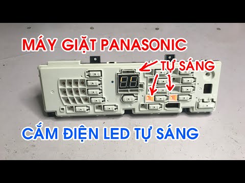 Sửa bo máy giặt Panasonic đèn LED tự sáng