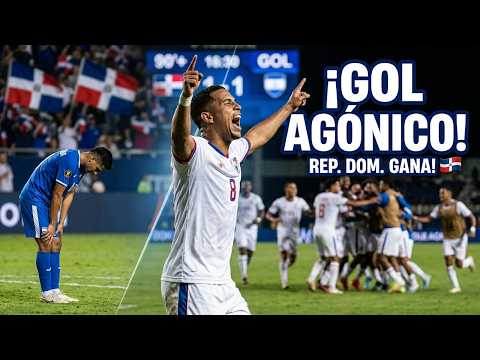 😱 ¡GOL AGÓNICO! 🇩🇴 REPÚBLICA DOMINICANA DERROTA A UNA VALIENTE NICARAGUA 🇳🇮