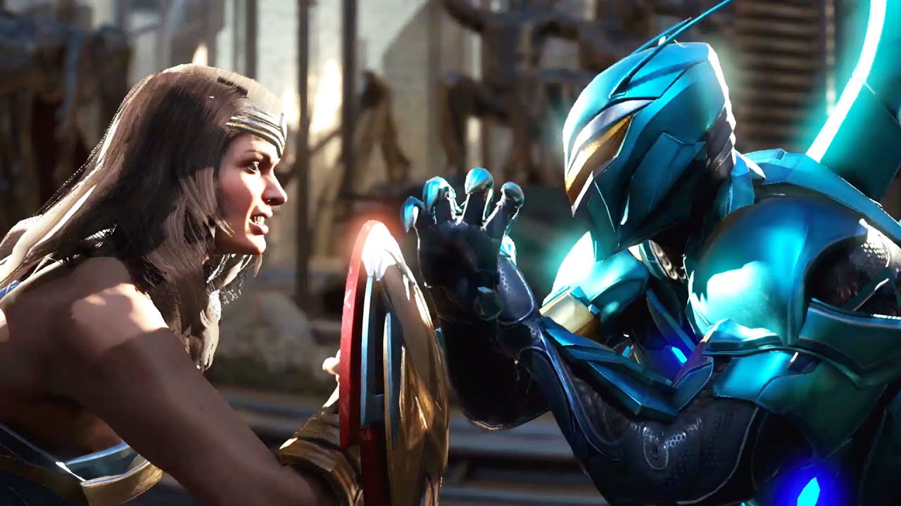 Injustice 2 Official Wonder Woman And Blue Beetle Trailer Youtube