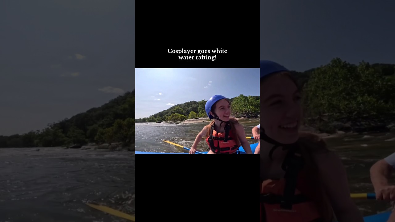 Video credits to my dad! I had a lot of fun & the views were so pretty! #outofcosplay #rafting