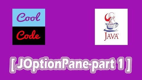 JOptionPane: showMessageDialog