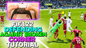 FIFA 22 DEFENDING TUTORIAL - How to DEFEND AGAINST this BROKEN CORNER TECHNIQUE in FIFA 22