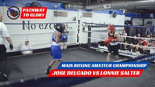 Jose Delgado vs Lonnie Salter Main Boxing Amateur Championship #boxing #fight #sports