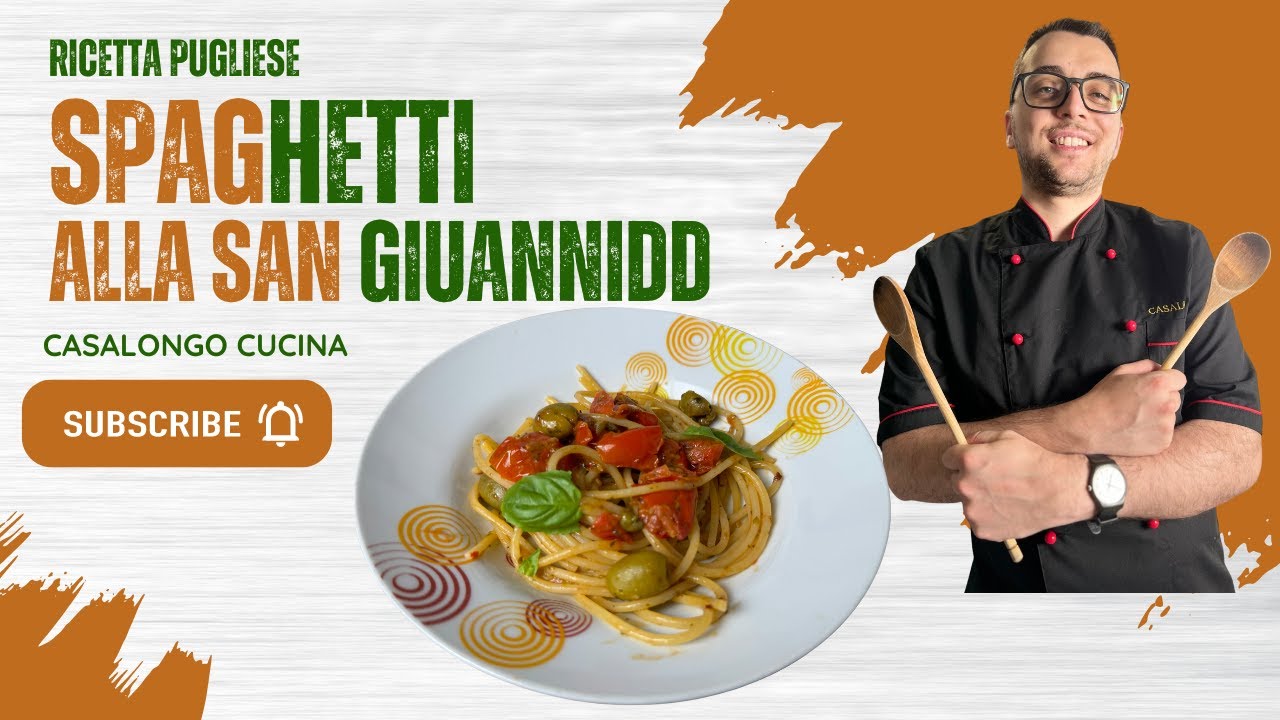 SPAGHETTI ALLA SAN GIUANNIDD - ricetta PUGLIESE!! E' PAZZESCA PROVATELA!!!