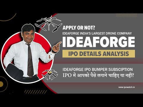 IdeaForge Drone Company IPO - Apply or Avoid? IdeaForge IPO Date, Review, Price, Allotment, Analysis