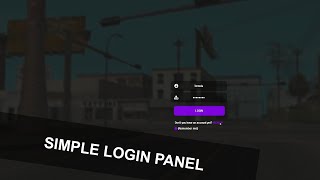 MTA:SA | Simple Login Panel | Owl gaming | Download