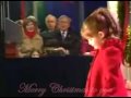 Cute 4 year old girl sings for the president