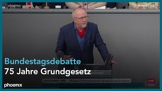 Bundestagsdebatte zu "75 Jahre Grundgesetz" am 16.05.24