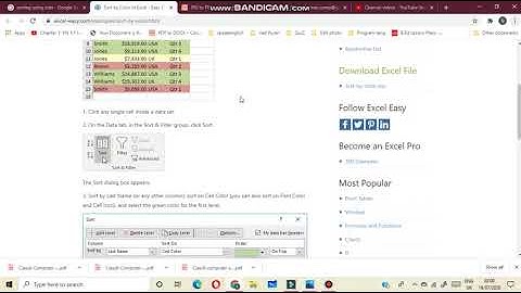 Class7 -MS Excel 2016 using a database -Chapter 4-Part3