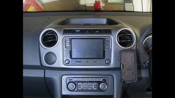 VW Amarok RCD 330 Rear View Camera wiring